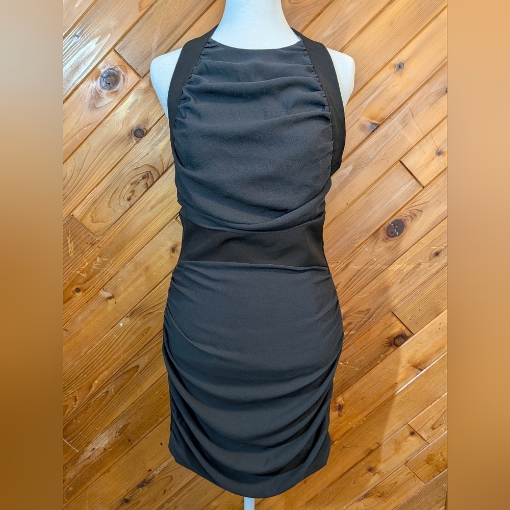 NBD Elegant Black Backless Dress Size medium